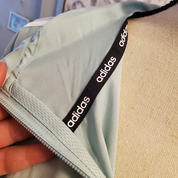 ADIDAS MINT GREEN LIGHTWEIGHT JACKET - Picture 12 of 12